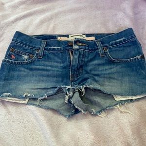 Abercrombie Fitch short shorts size 0